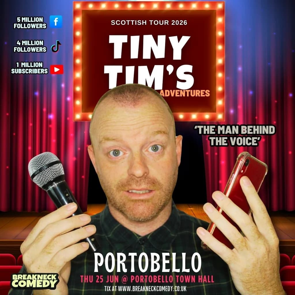 Tiny Tim at Upper Hall, Portobello Town Hall