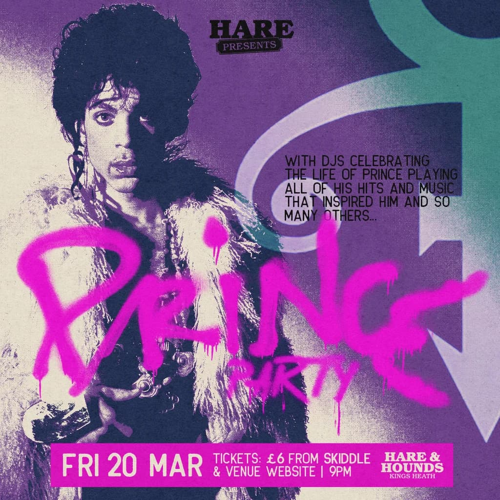 Prince Party at Hare And Hounds Kings Heath