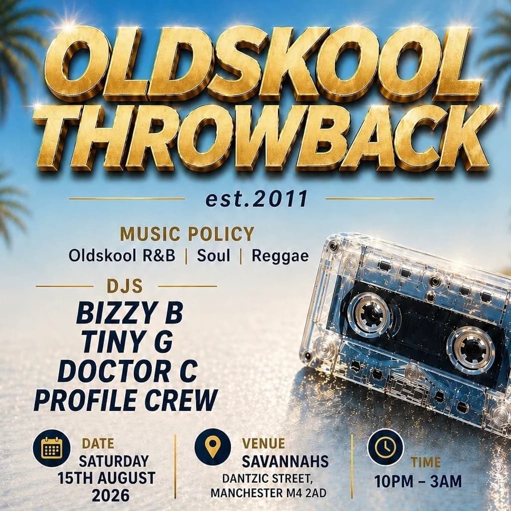 Oldskool Throwback at Savannahs Mcr