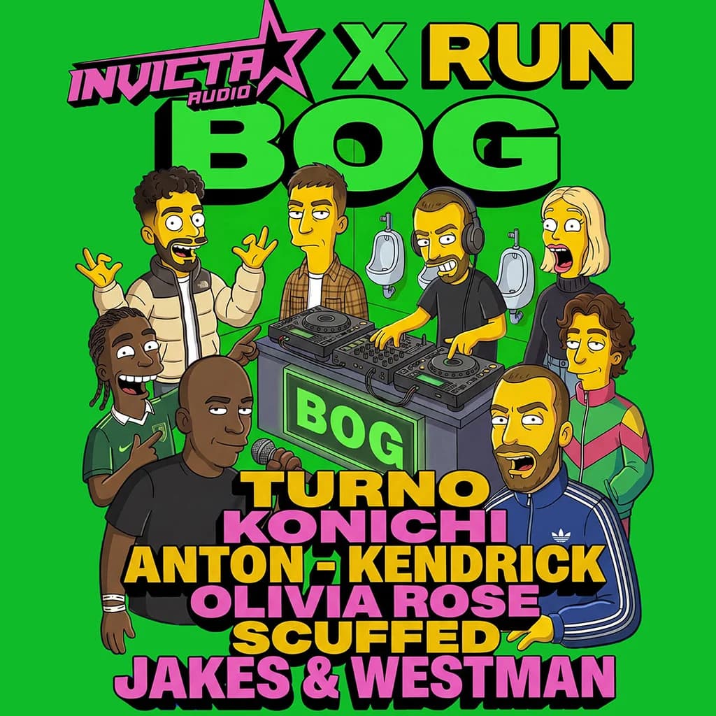 Invicta Audio x RUN: BOG at Clock Factory Bristol