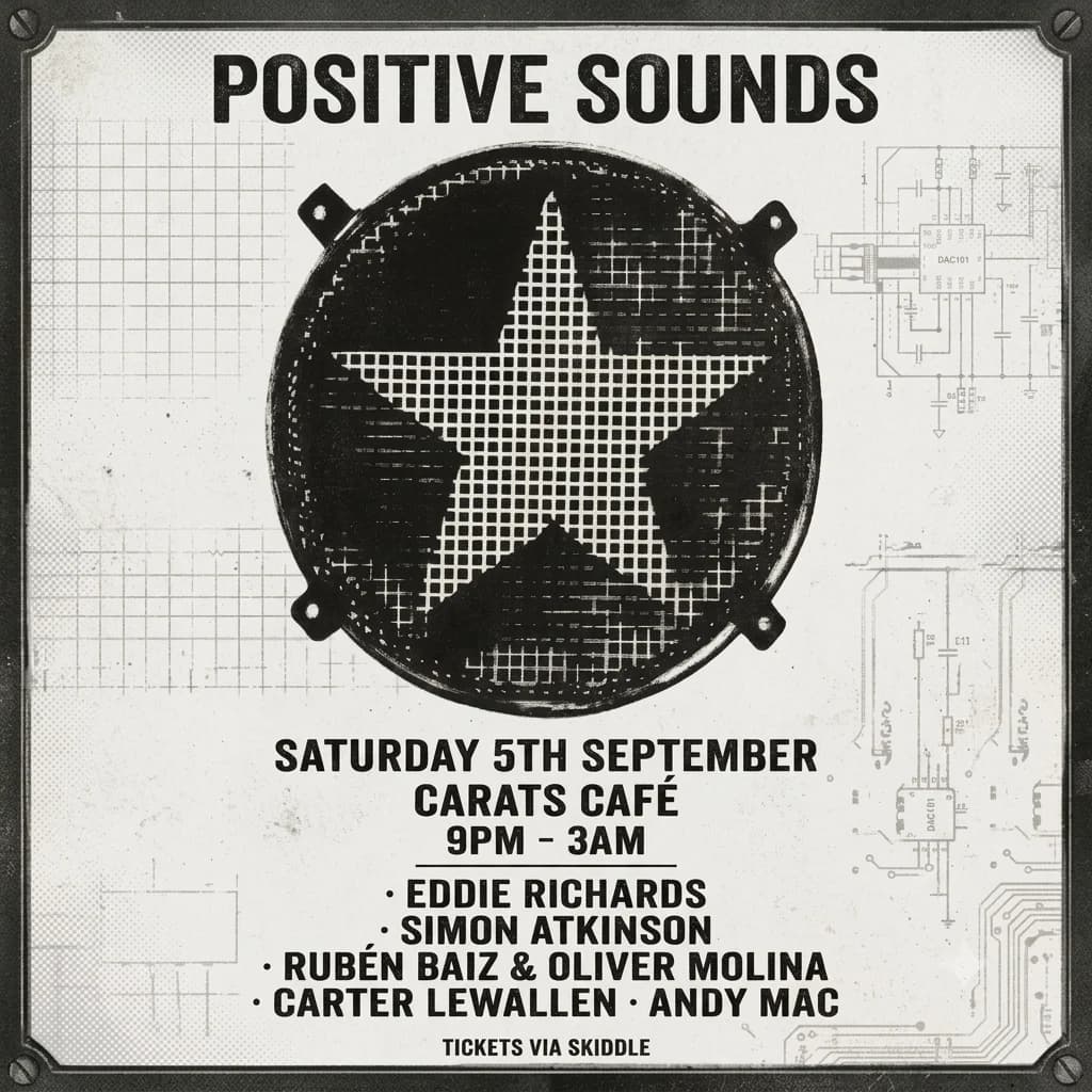 Positive Sounds Beach Party at Carats Cafe