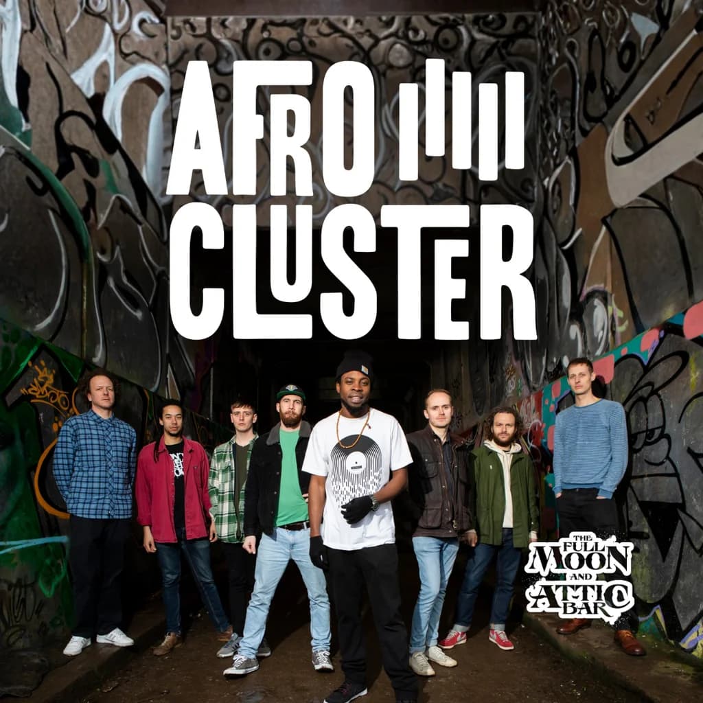 Afrocluster + support: Ru Robinson & Kaptin at The Full Moon And Attic Bar