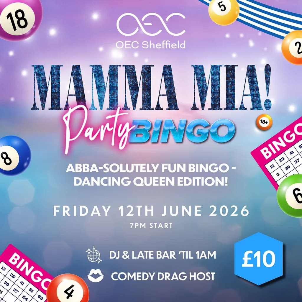 Mamma Mia Bingo at OEC Sheffield