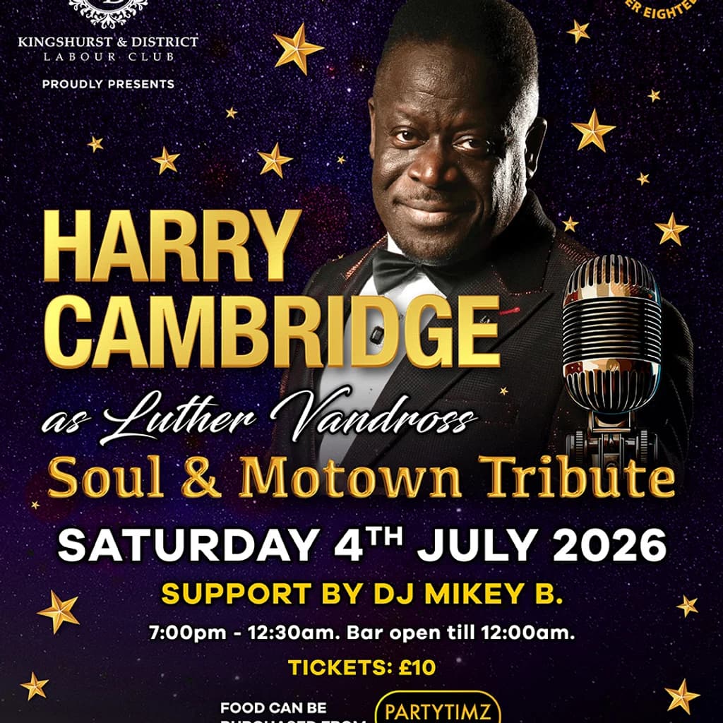 Harry Cambridge at Kingshurst Labour Club 