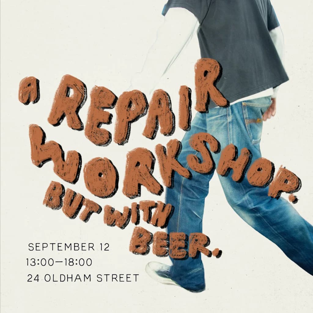Nudie Jeans Repair Workshop at Nudie Jeans Northern Quarter
