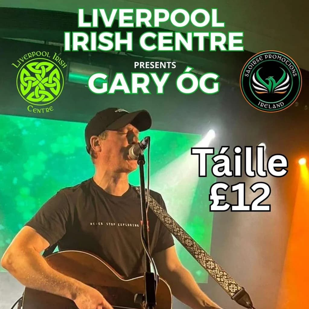 Gary Og at Liverpool Irish Centre