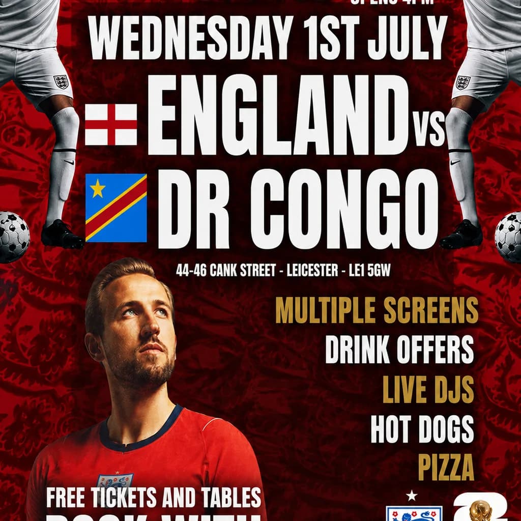 England vs DR Congo