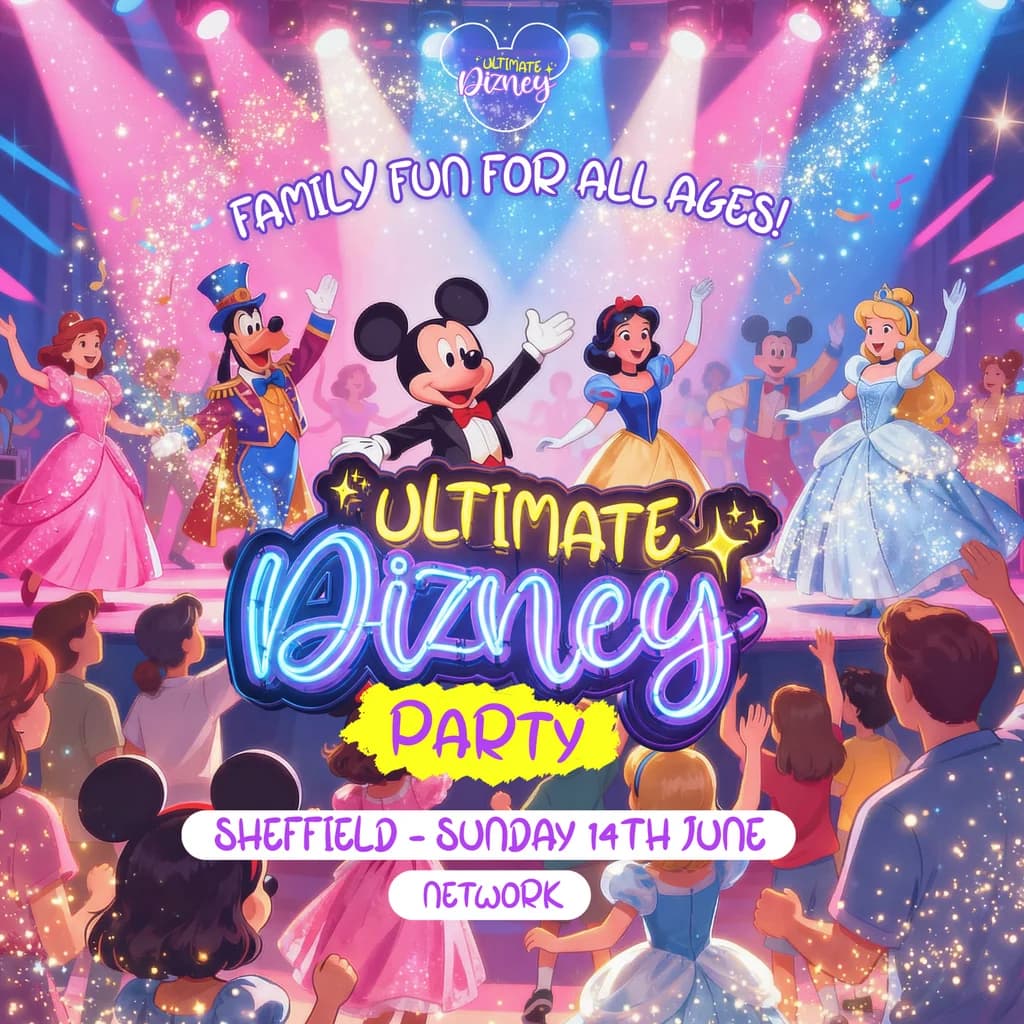 Ultimate Disney Party at Network Sheffield 14 16 Matilda Street S14qd