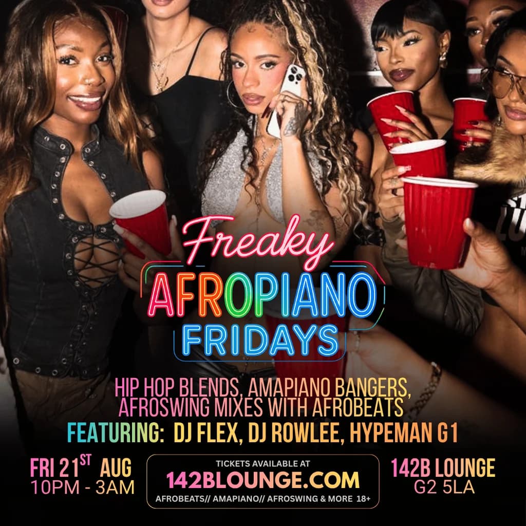 Freaky AfroPiano Fridays!!! at 142B Lounge Glasgow