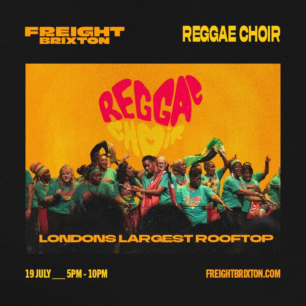 Reggae Choir Rooftop Party at Freight Brixton