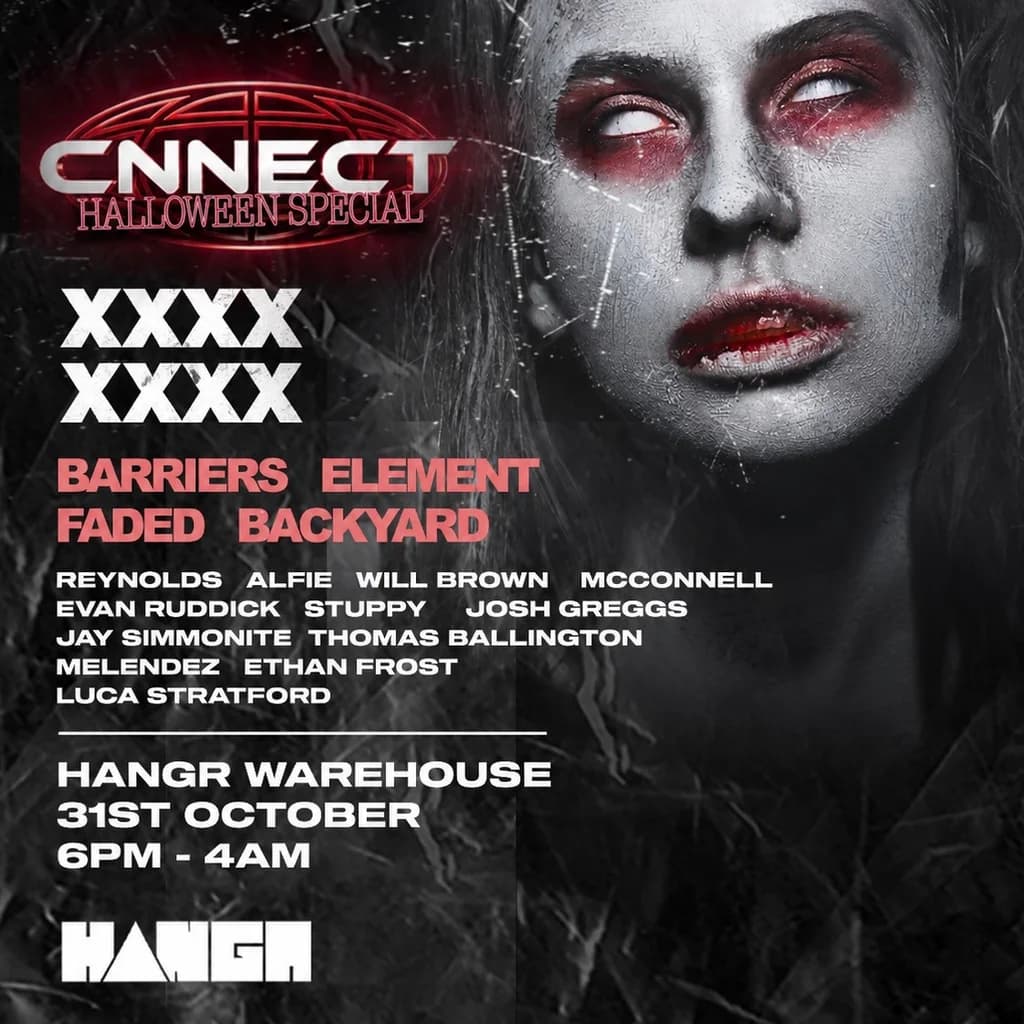 CNNECT "Halloween" at Hangr Warehouse