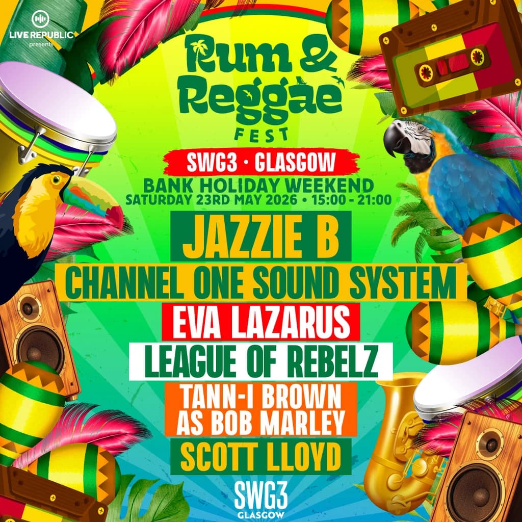 Rum & Reggae | SWG3, Glasgow at SWG3
