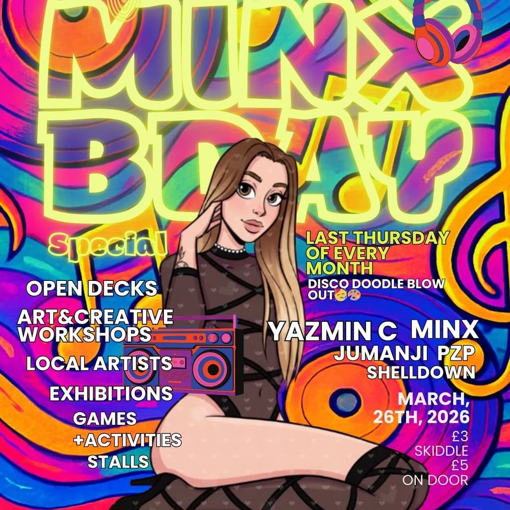 MINX's BDAY DISCO DOODLE at Niamos