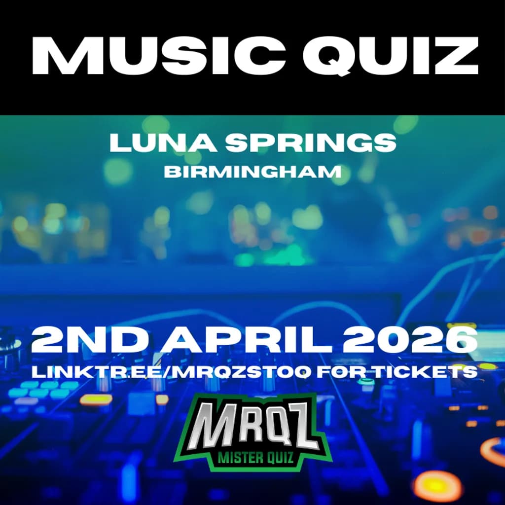 Music Quiz at Luna Springs Digbeth 