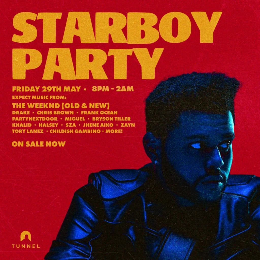 STARBOY PARTY| Fan Club, Tunnel at Tunnel Nottingham