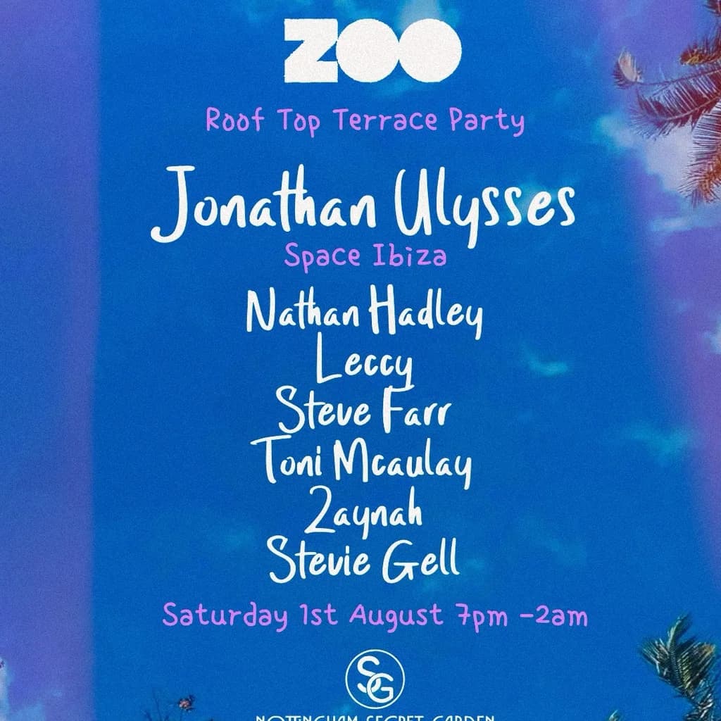 ZOO Secret Garden Party at Nottingham Secret Garden