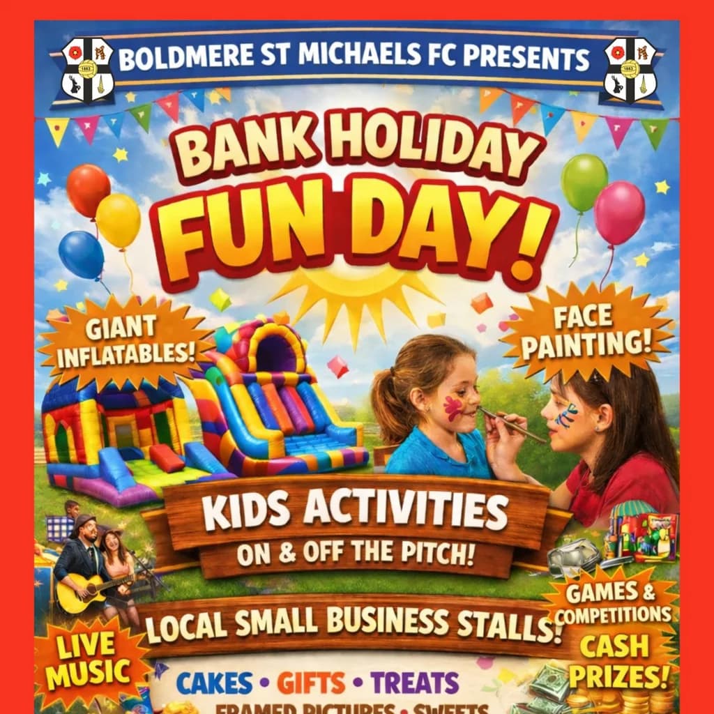 Family Fun Day at Boldmere St Michaels Football Club