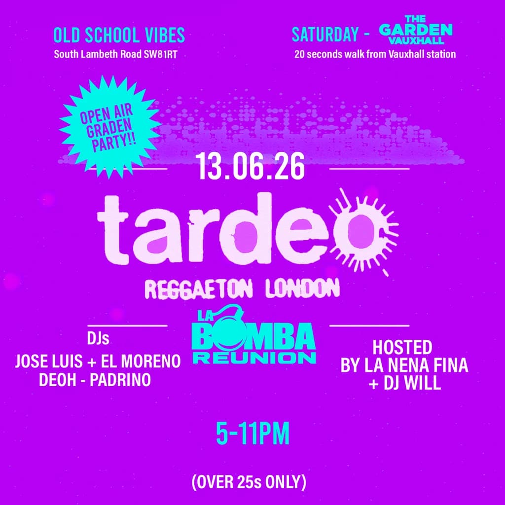 Tardeo Reggaeton London at Vauxhall Food And Beer Garden