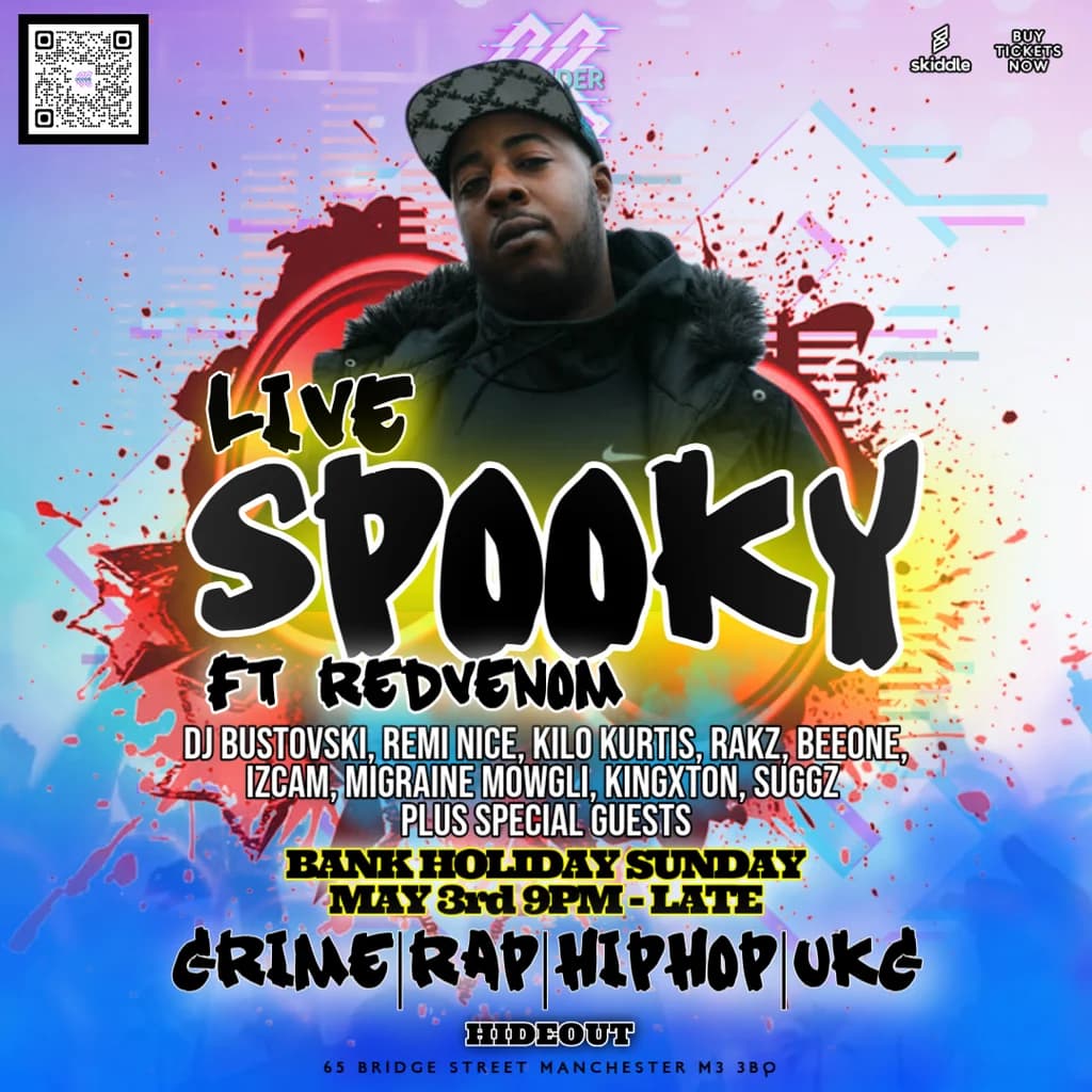 SPOOKY Live in Manchester ft REDVENOM at Hideout Bar