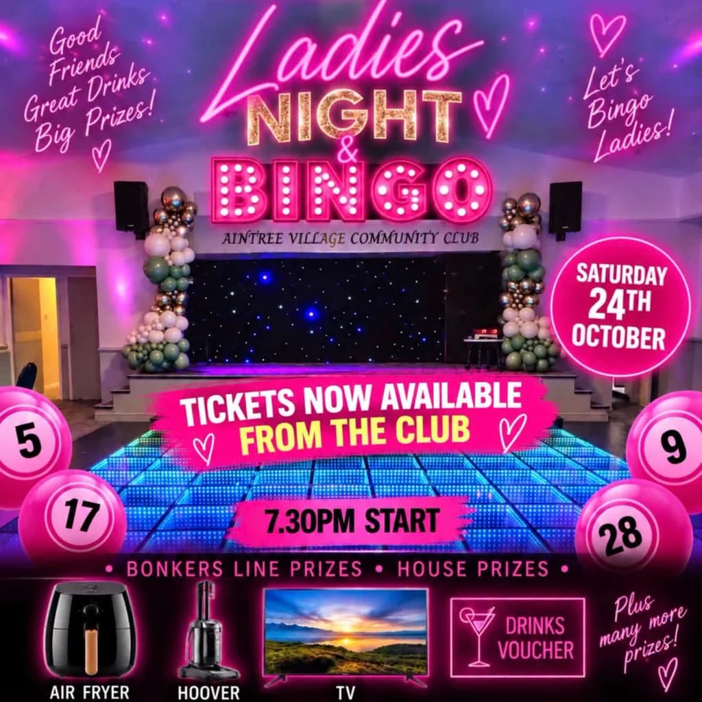 Upcoming event poster at AVCC