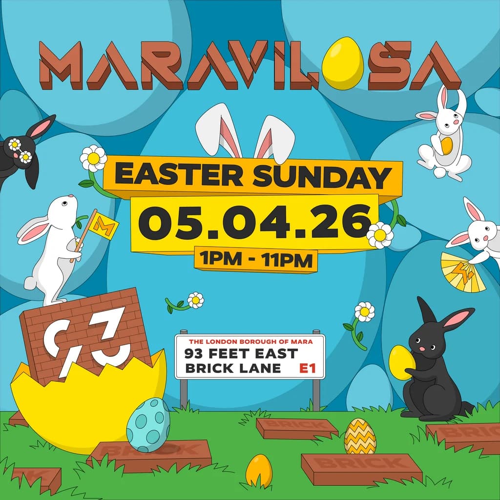 Maravilosa 93 Easter Sunday at 93 Feet East
