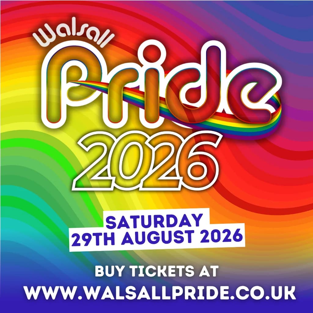 Walsall Pride 2026 at Walsall Arboretum Extension