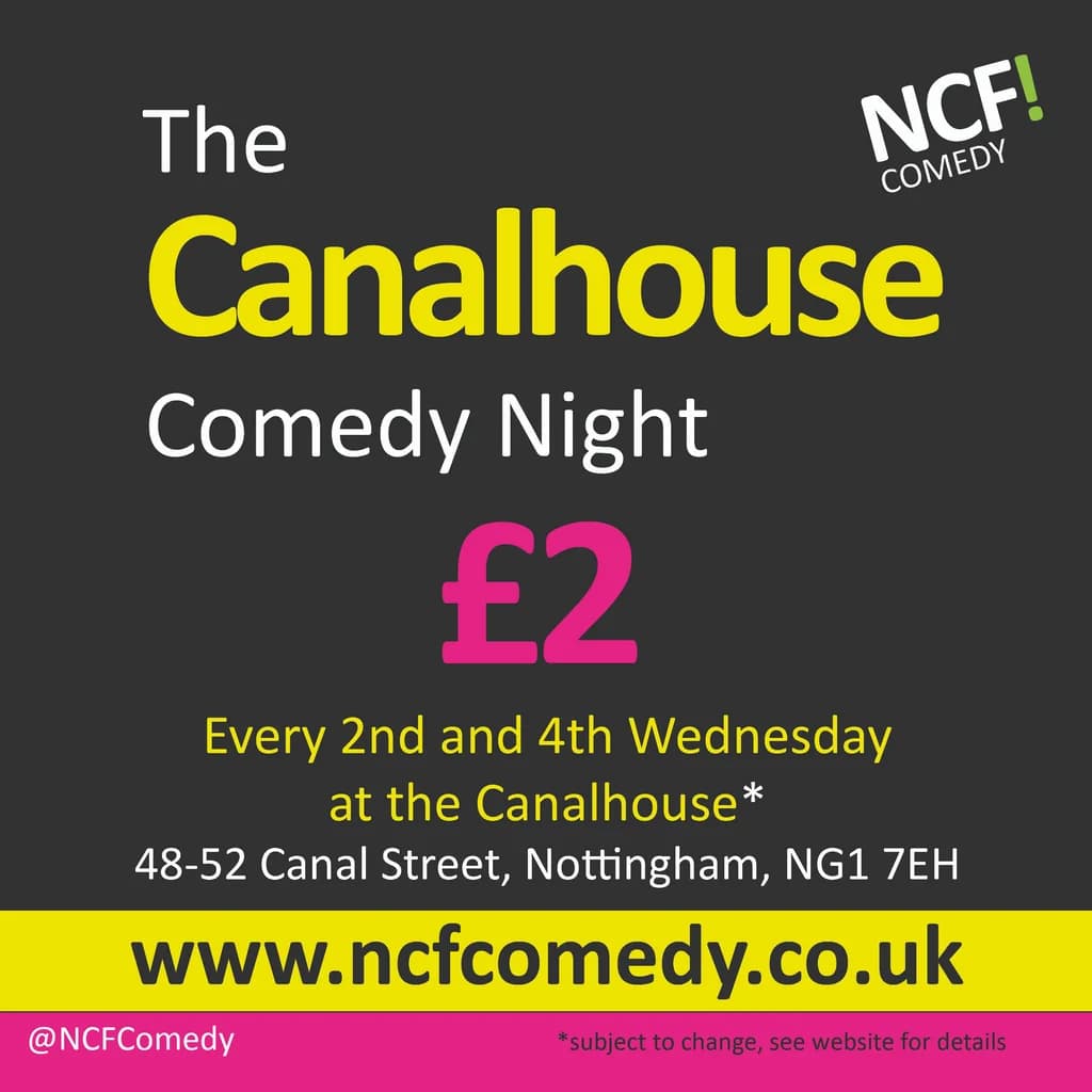 Canalhouse £2 Comedy Night at Canalhouse Bar