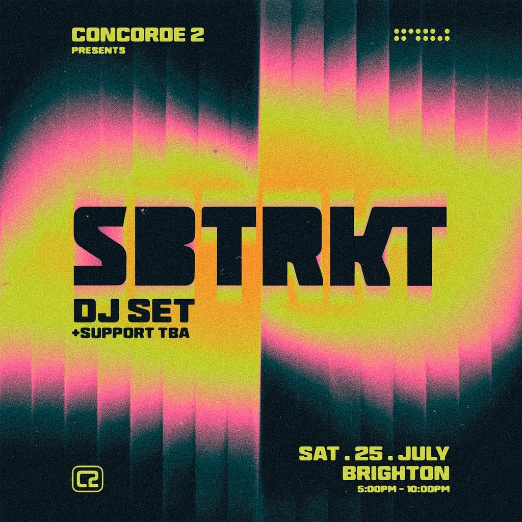Sbtrkt DJ at The Concorde 2