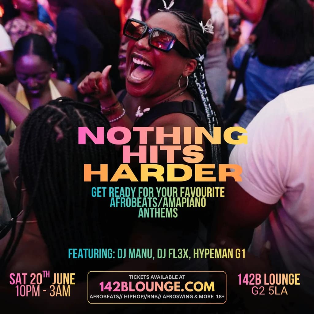 Nothing Hits Harder!!! at 142B Lounge Glasgow