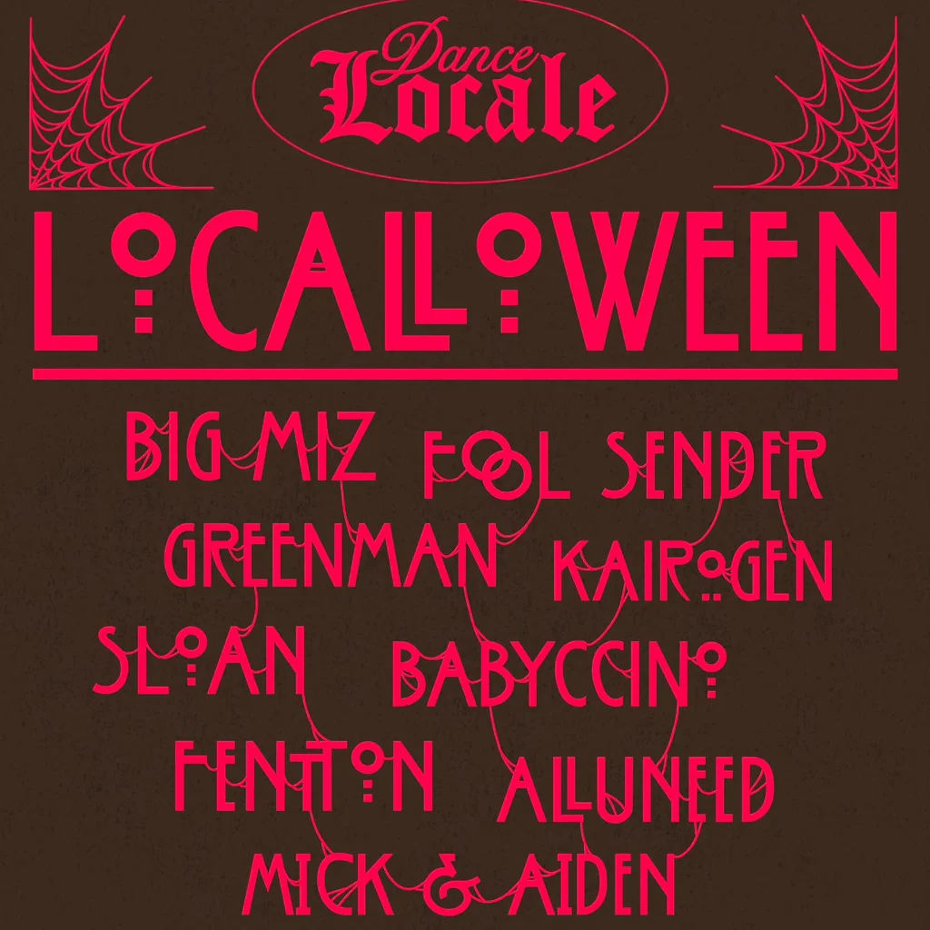 Upcoming event poster at The Locale