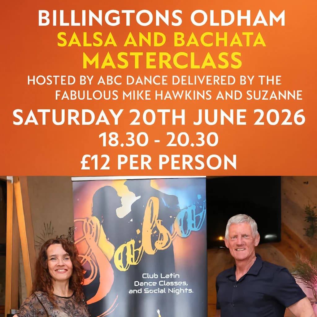 Salsa & Bachatta Masterclass at Billingtons