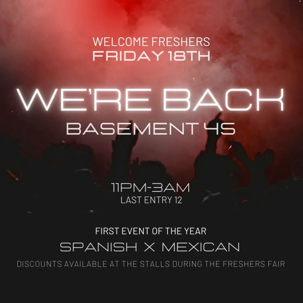 Reggaeton Freshers at Basement 45
