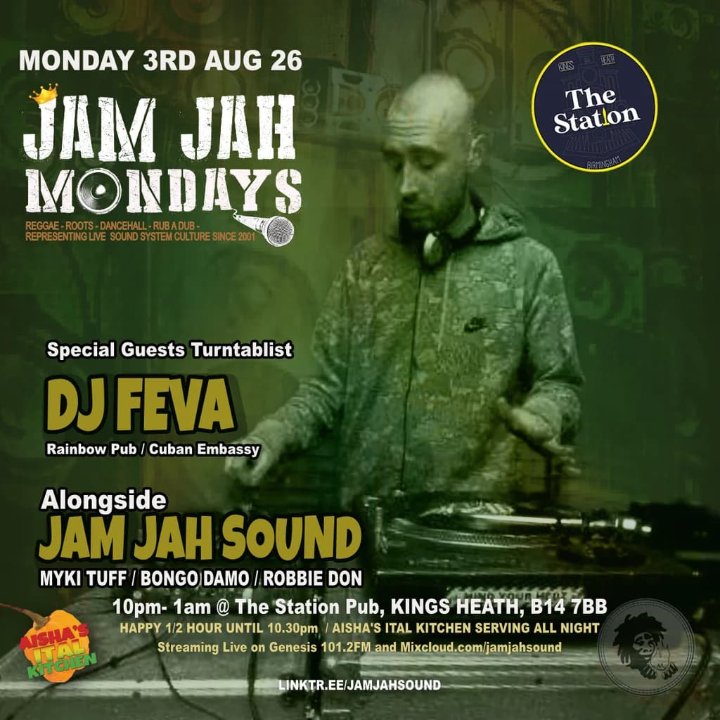Jam Jah Mondays ft DJ Feva
