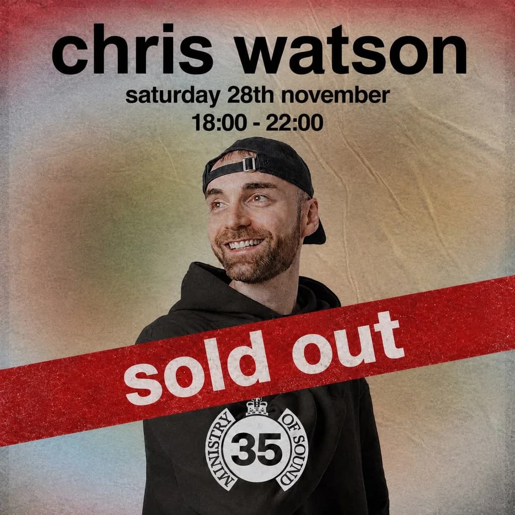 Chris Watson at Ministry Of Sound,UK