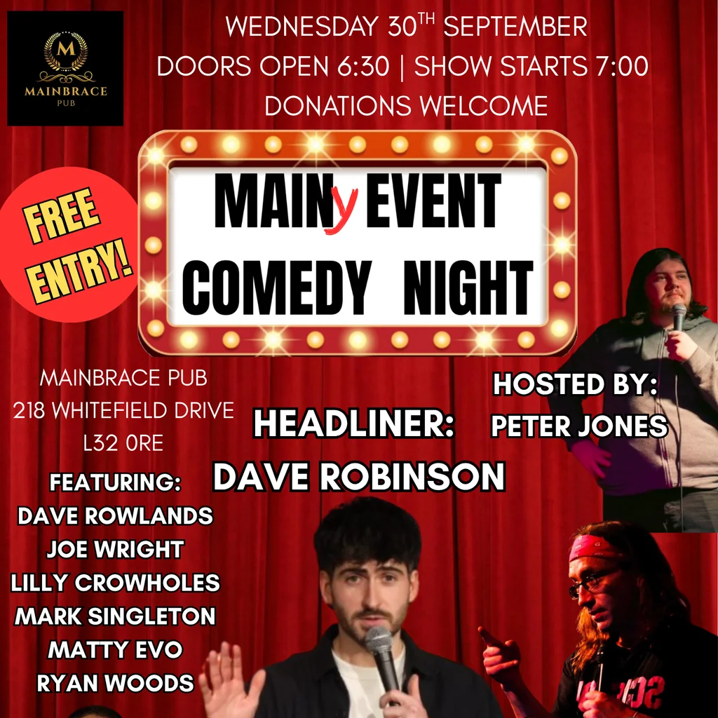 Main(y) Event Comedy Night
