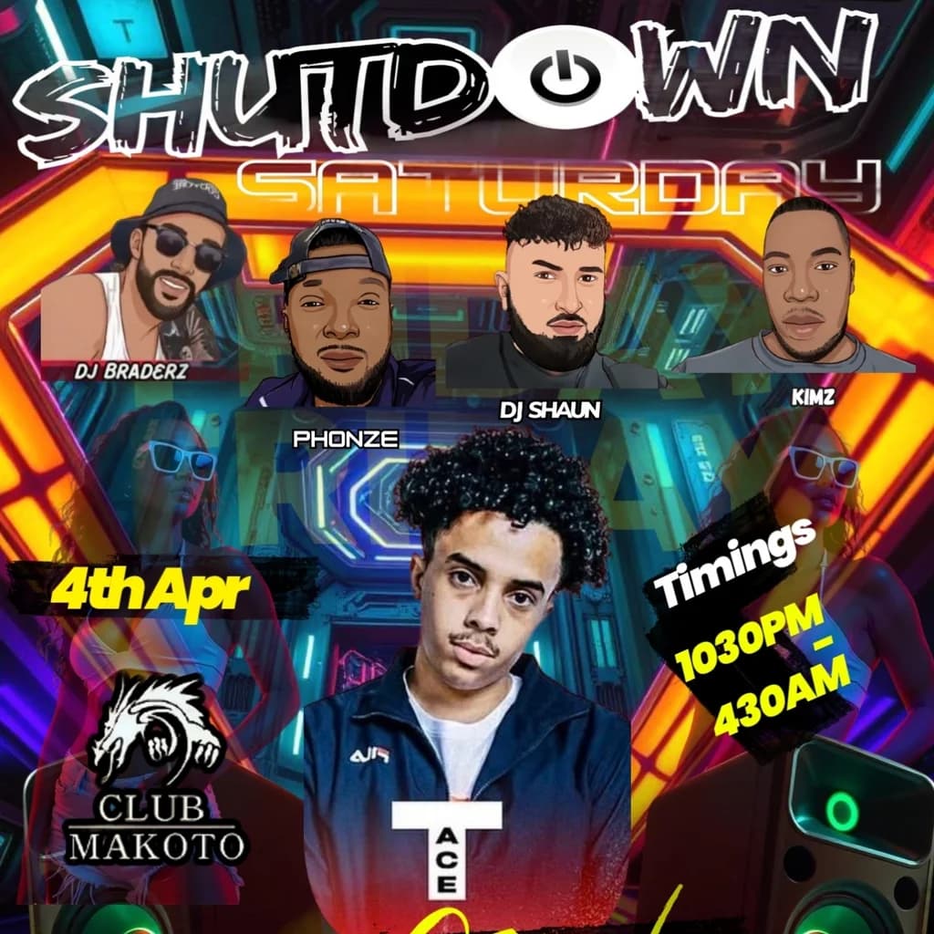 Shutdown Saturday at Club Makoto