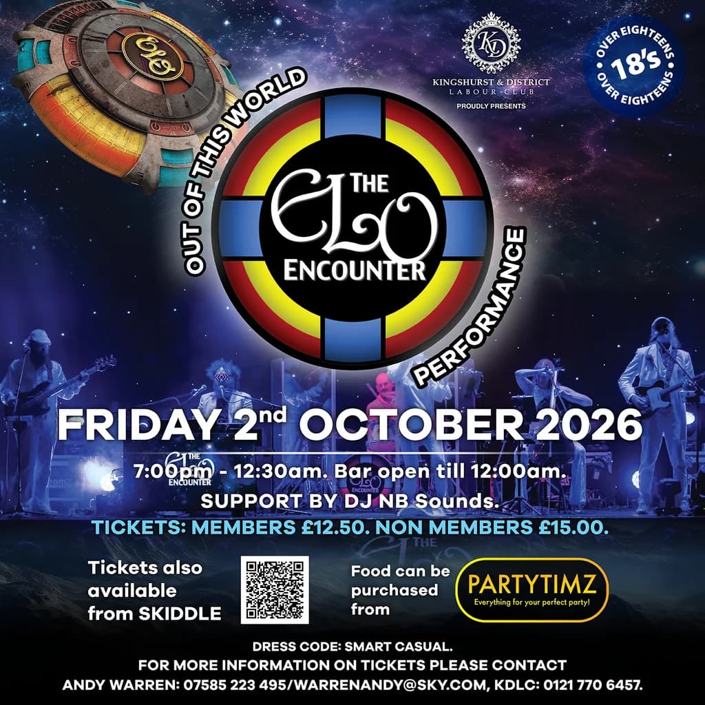 The ELO Encounter at Kingshurst Labour Club 