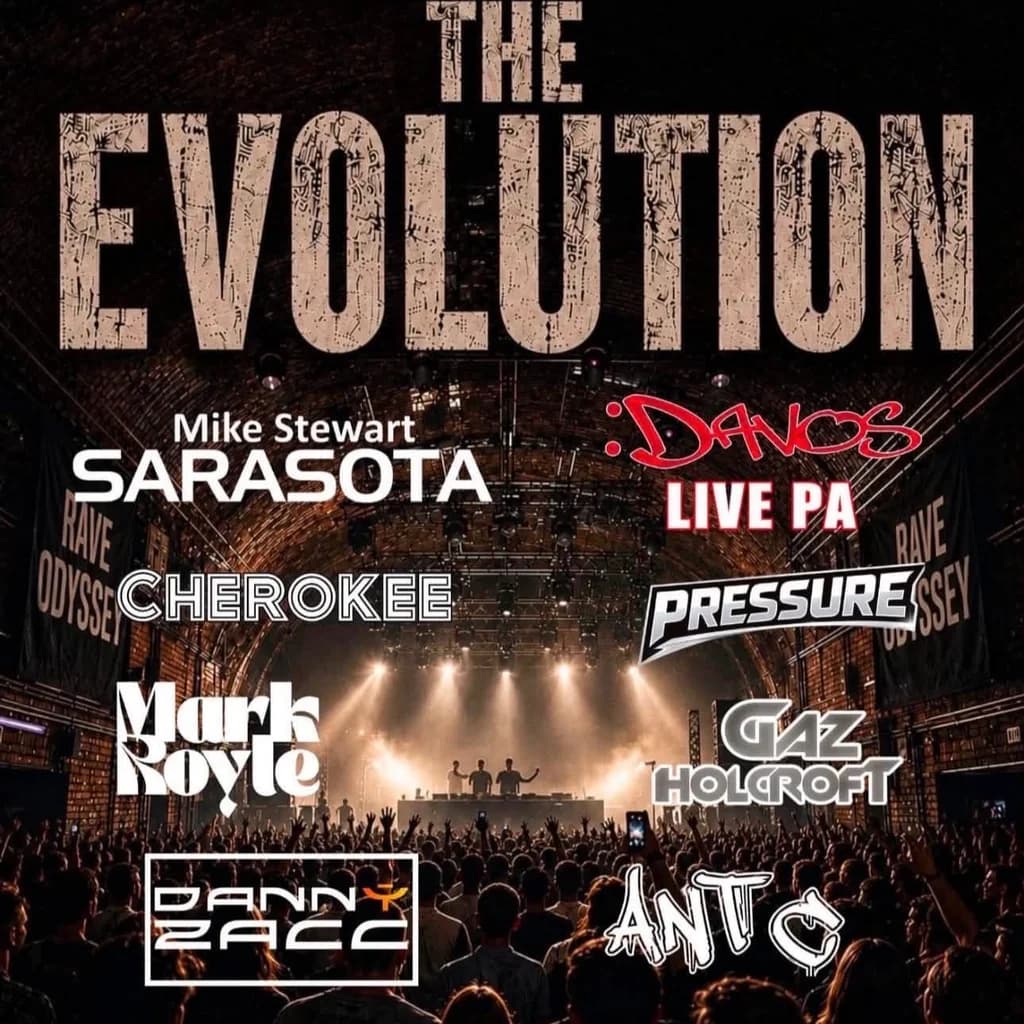 Rave Odyssey uk  Evolution at Bee Noir