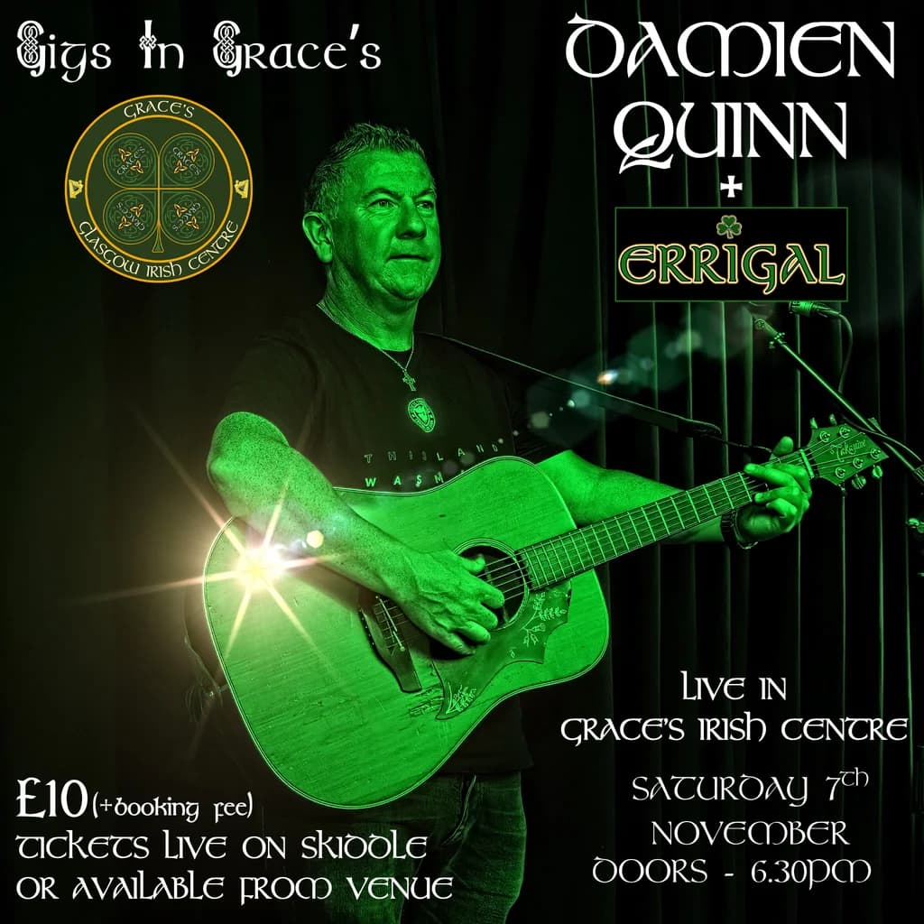 Damien Quinn Live At Grace's at Grace's Irish Centre