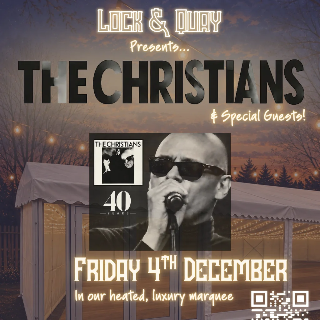 Upcoming event poster at Lock And Quay