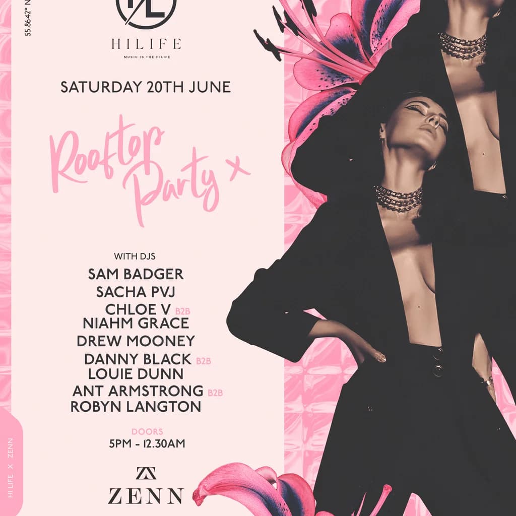 HILIFE x ZENN rooftop party at Zenn Liverpool