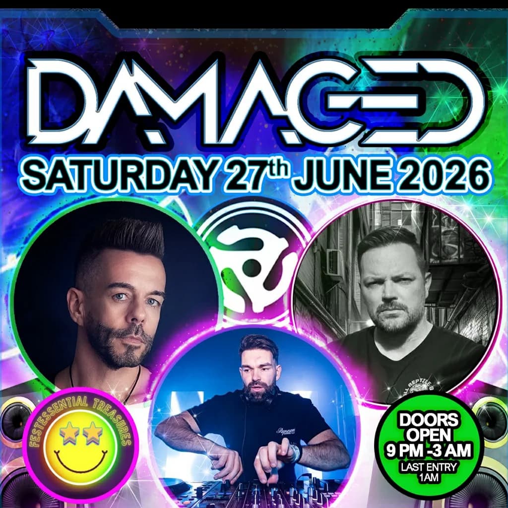 Damaged at Basement 45 Bristol