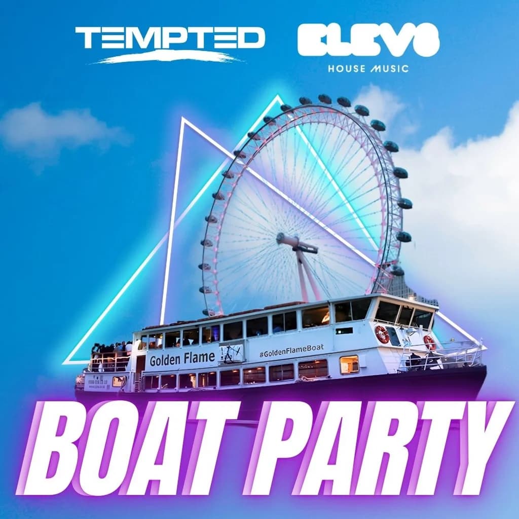 Tempted Boat Party at Temple Pier London