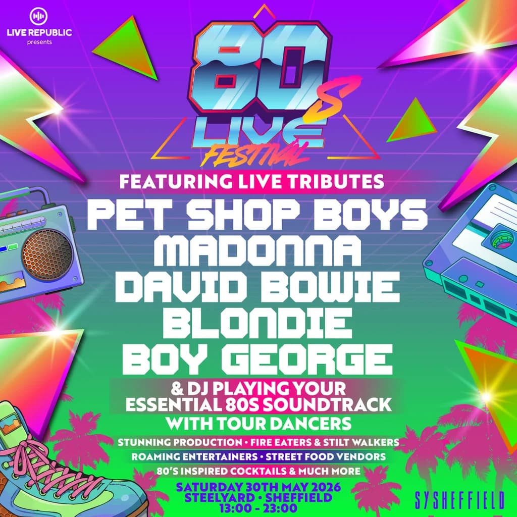 80s Live | SteelYard, Sheffield at SYSheffield (Steel Yard)