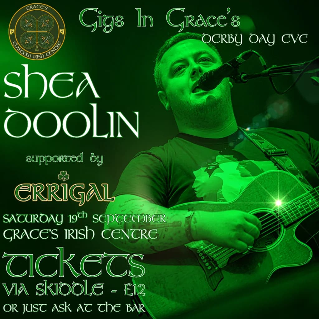Shea Doolin - Derby Day Eve at Grace's Irish Centre