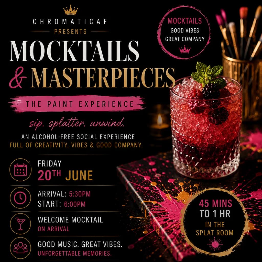 Mocktails & Masterpieces at ChromaticAF