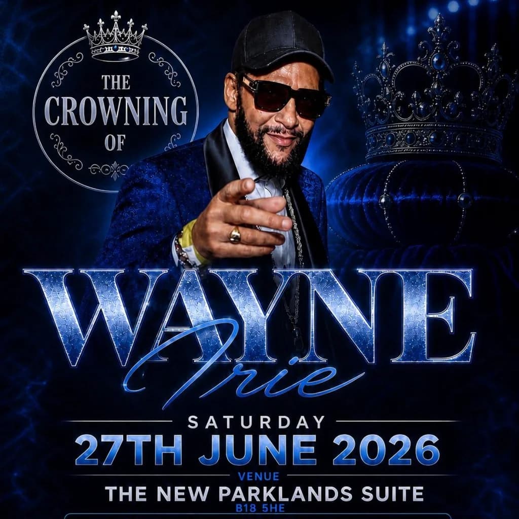 The crowning of Wayne Irie at The New Parklands Banqueting Suite