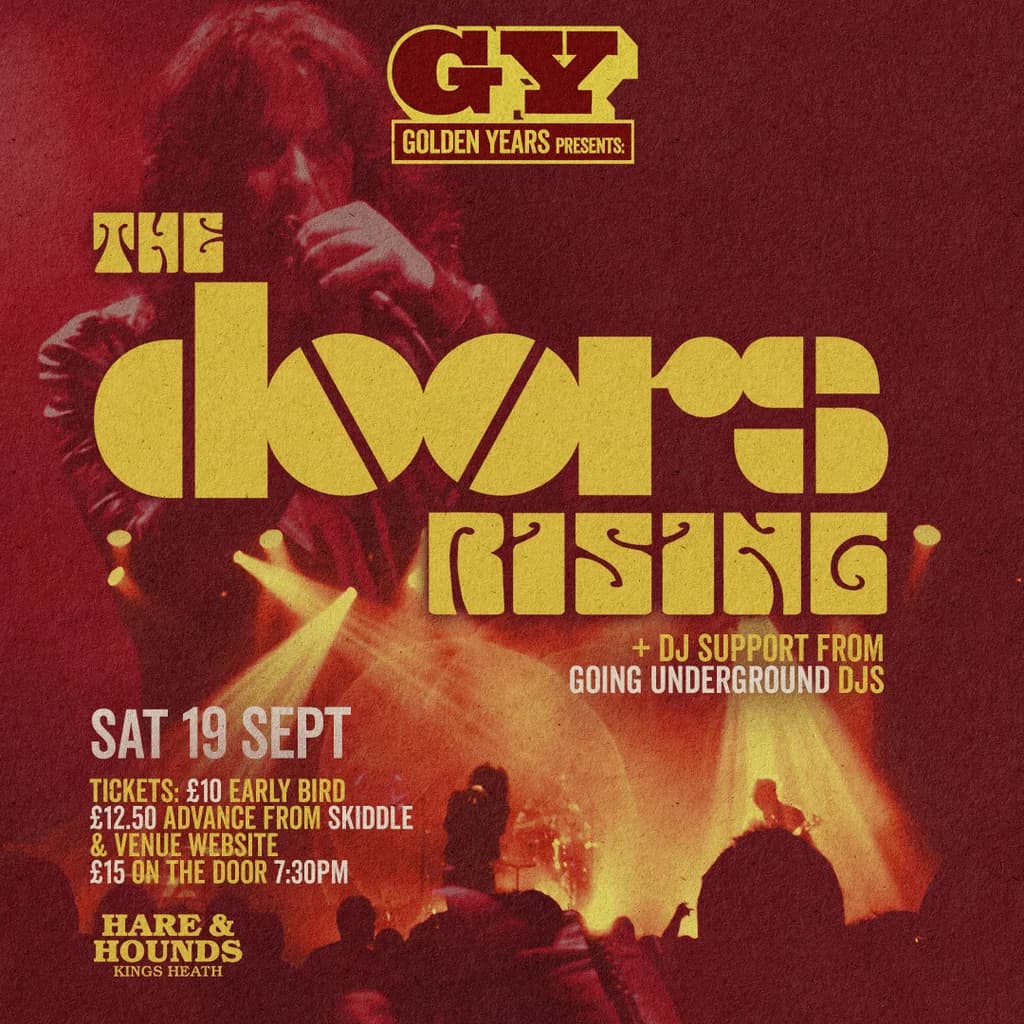 The Doors Rising at Hare And Hounds Kings Heath