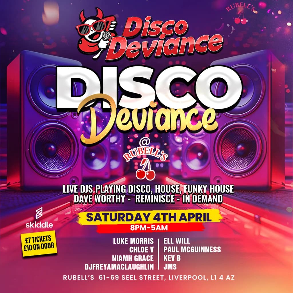 Disco Deviance at Rubell’s Nightclub Seel Street