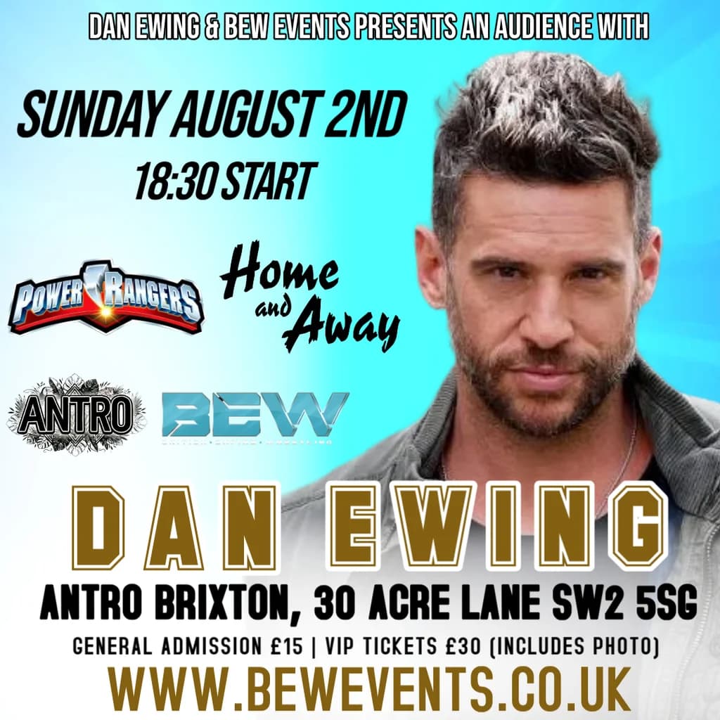 An Audience with Dan Ewing at Antro